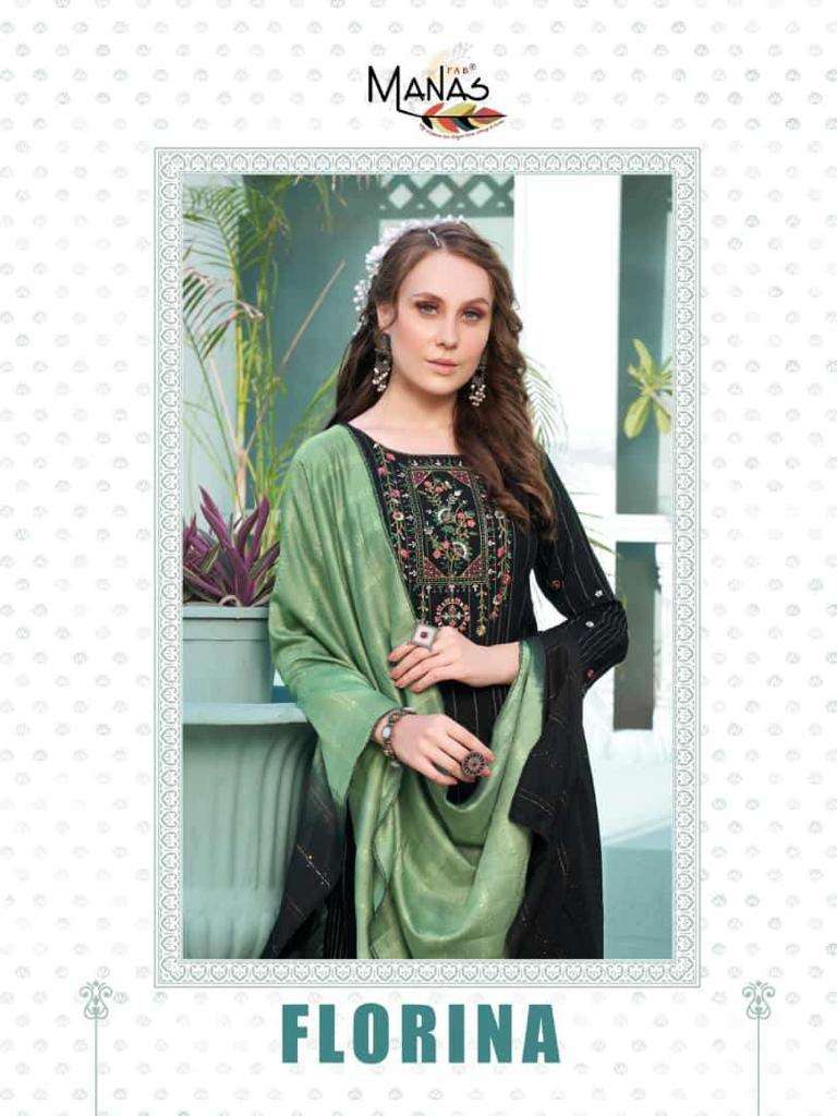 Florina Buy Manas Fab Online Wholesaler Latest Collection Kurta Suit Set
